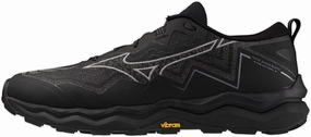 Mizuno Wave Daichi 9 GORE-TEX Mens Trail Running Shoes - Black shoe deodorizer Flex Zone Geometry