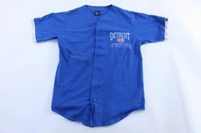 90's Detroit Pistons Basketball Jersey T-Shirt Running Style