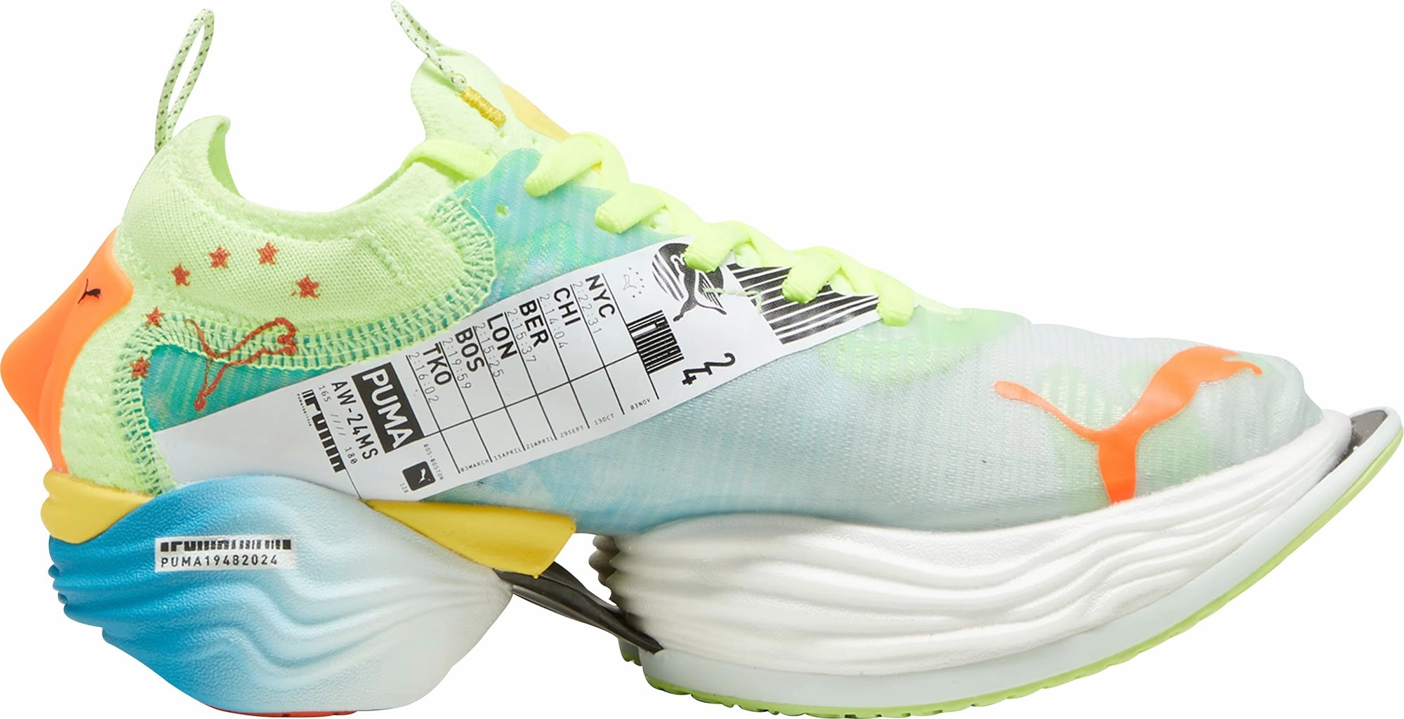 Puma Fast-R Nitro Elite 2 Womens Running Shoes - Green hard - surface running option