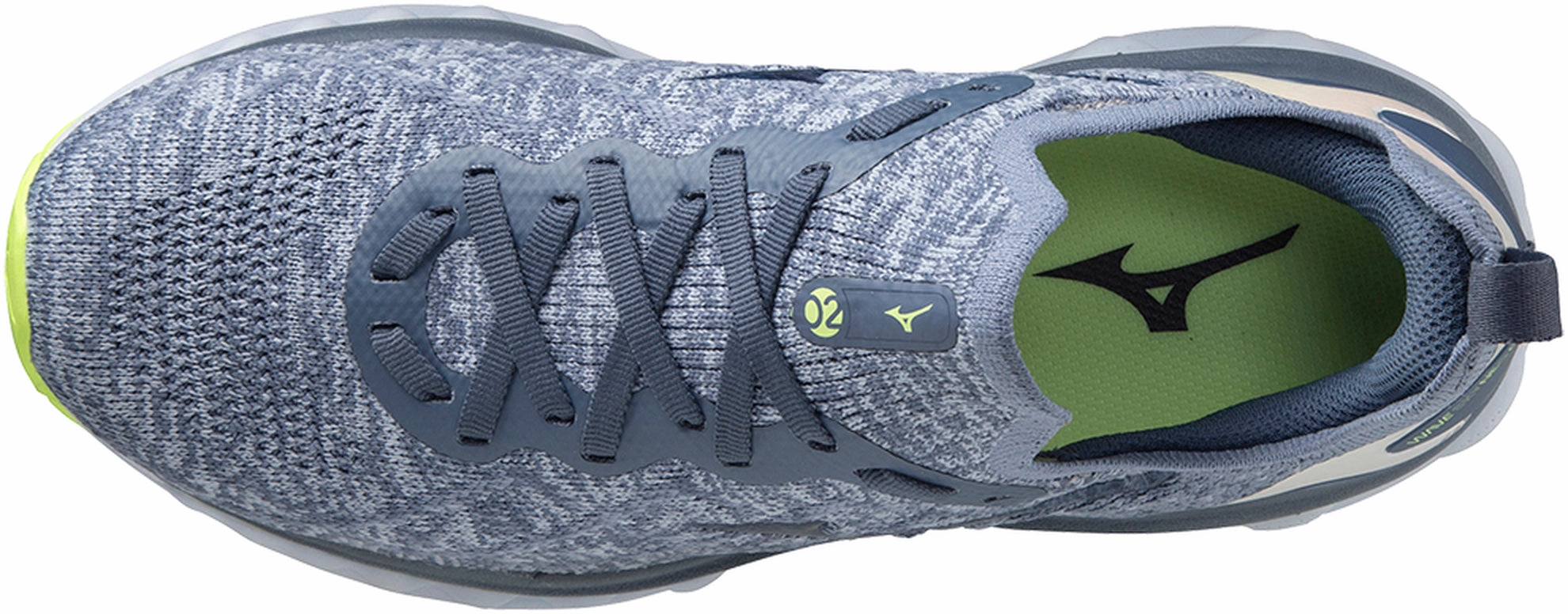 Hygiene Lining heel - support - system Mizuno Wave Sky Neo 2 Womens Running Shoes - Blue