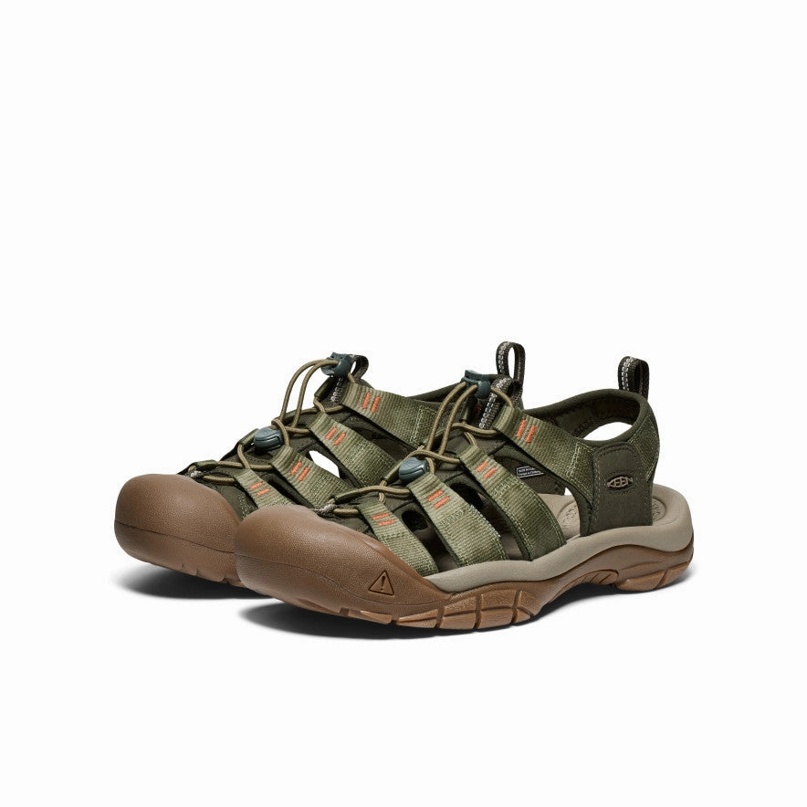 Soft Material Men's Newport H2 Sandal  |  Winter Moss/Chevron