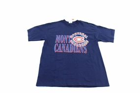 90's Montreal Canadians Hockey Graphic T-Shirt Ultimate Comfort Eco Certified Textile