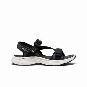 Women's Leiki Open-Toe Sandal  |  Black/Star White Multi Density Foam CanvasMaterial
