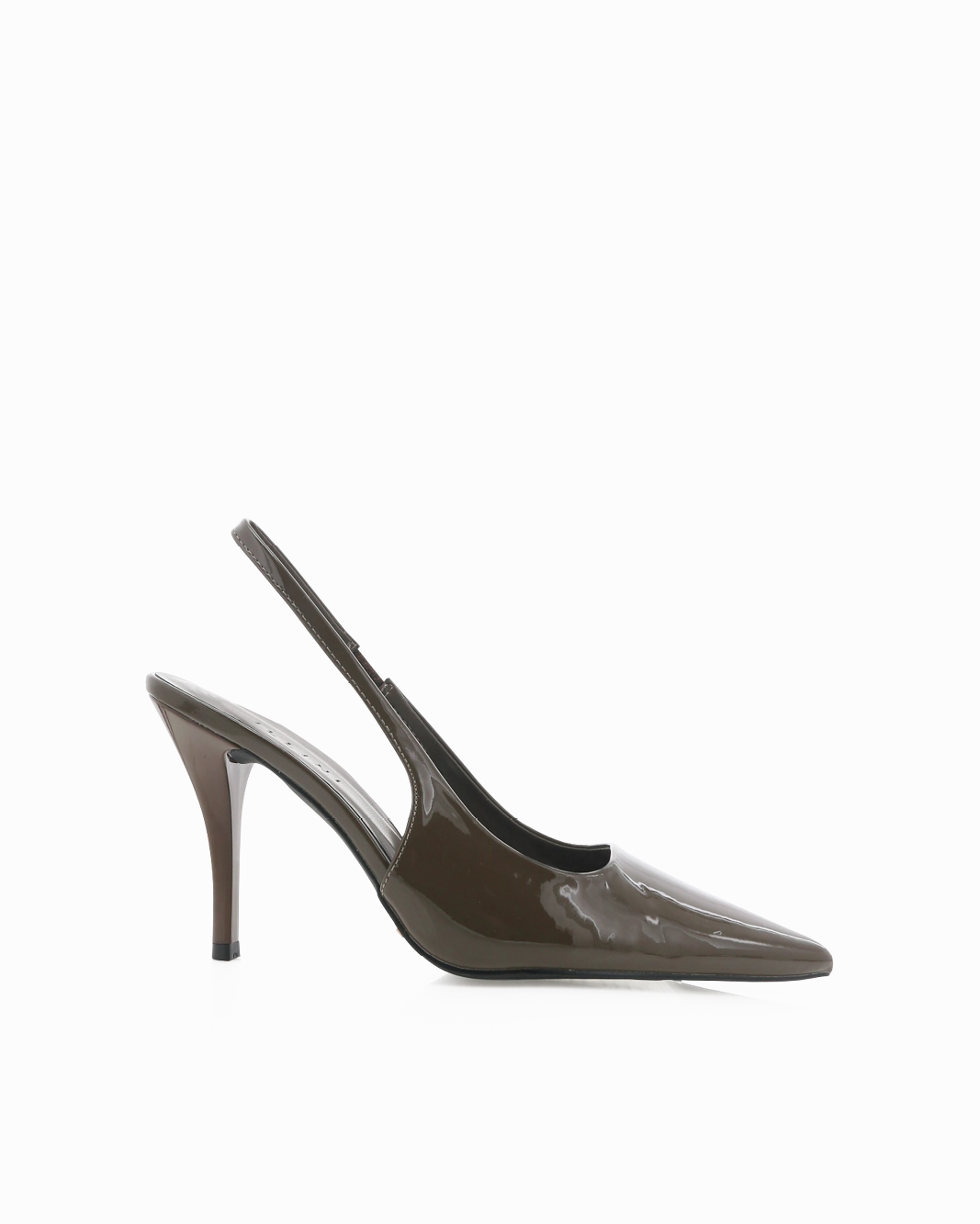 VALASCA - OLIVE PATENT soft elegance Romantic Look