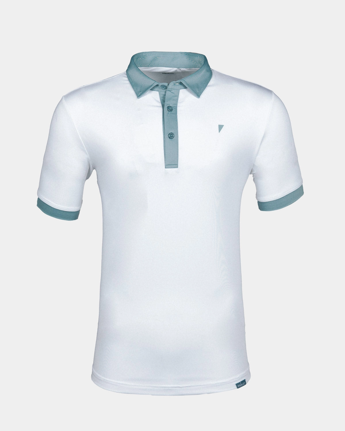athletic style White/Storm Blue Two Tone Classic Polo