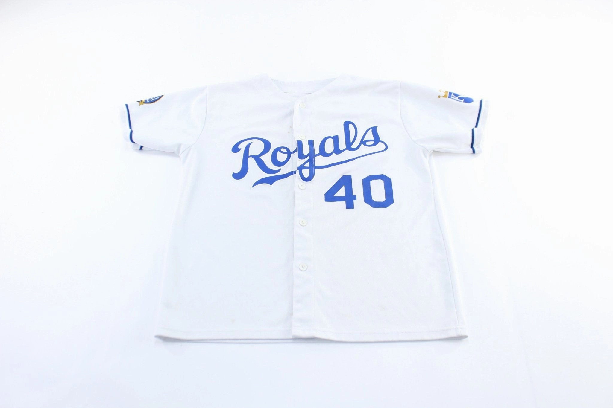Kansas City Royals 40th Anniversary Baseball Jersey Anti Static Weave Technology
