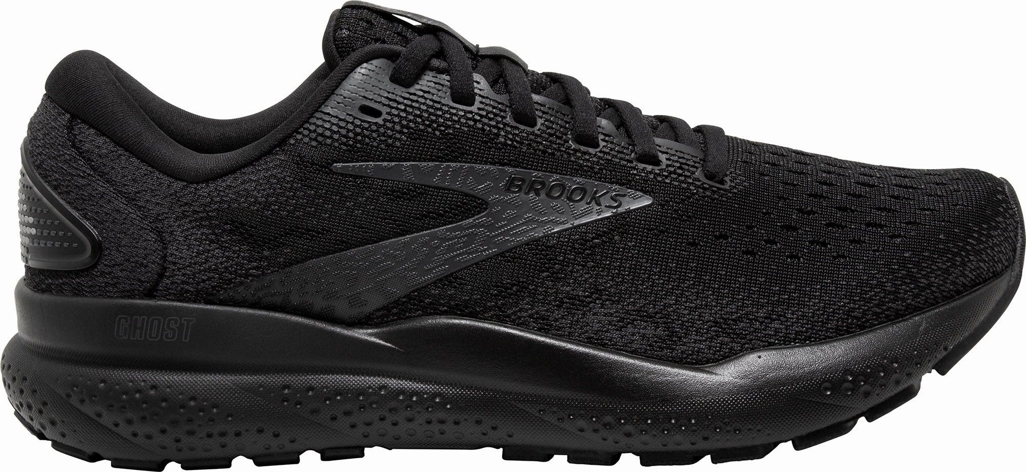 Lightweight Cushion Dynamic Fit Frame Brooks Ghost 16 NARROW FIT Womens Running Shoes - Black