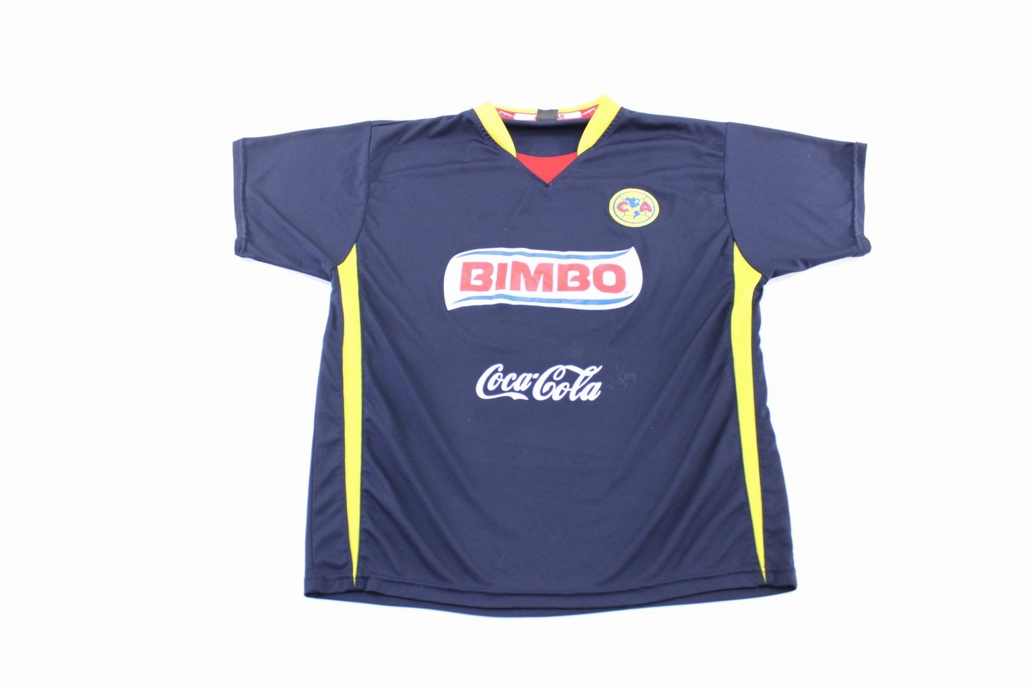 Sweat Management Technology Slim Silhouette Club America Embroidered Patch Soccer Jersey