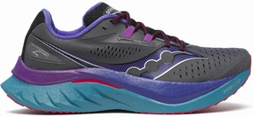 Saucony Endorphin Speed 4 Womens Running Shoes - Grey Gym workout volleyball shoes