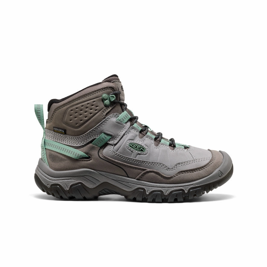 Women's Targhee IV Waterproof Hiking Boot  |  Alloy/Granite Green Slip On Wide toe box