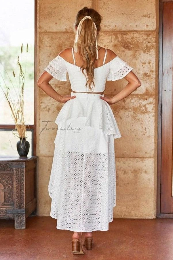 Clean Texture Timeless Shape Willabelle Set - White