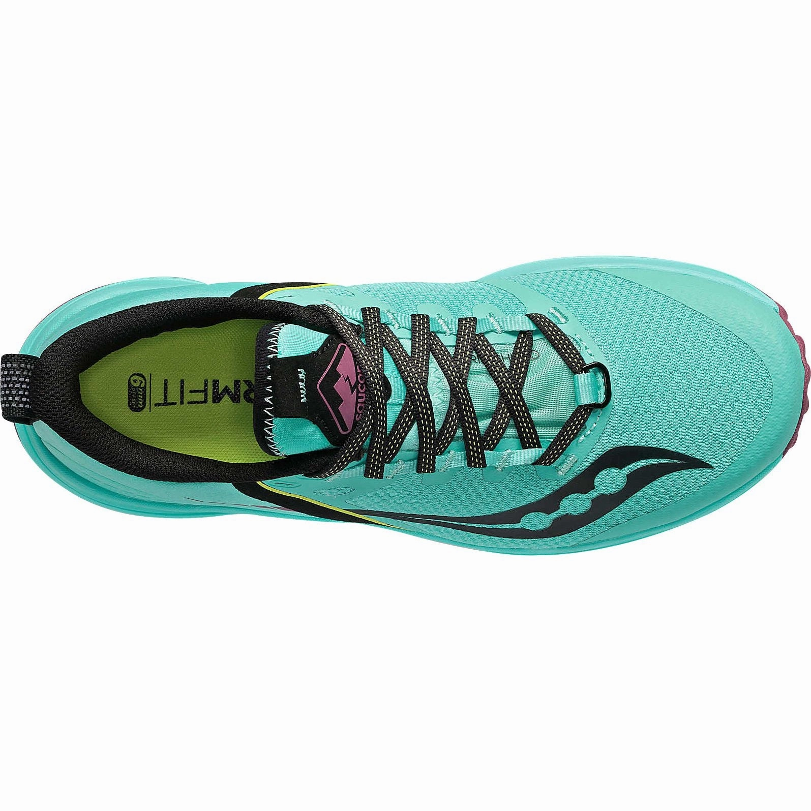 Saucony Xodus Ultra Womens Trail Running Shoes - Green responsiveness Micro Adjustment Lacing System