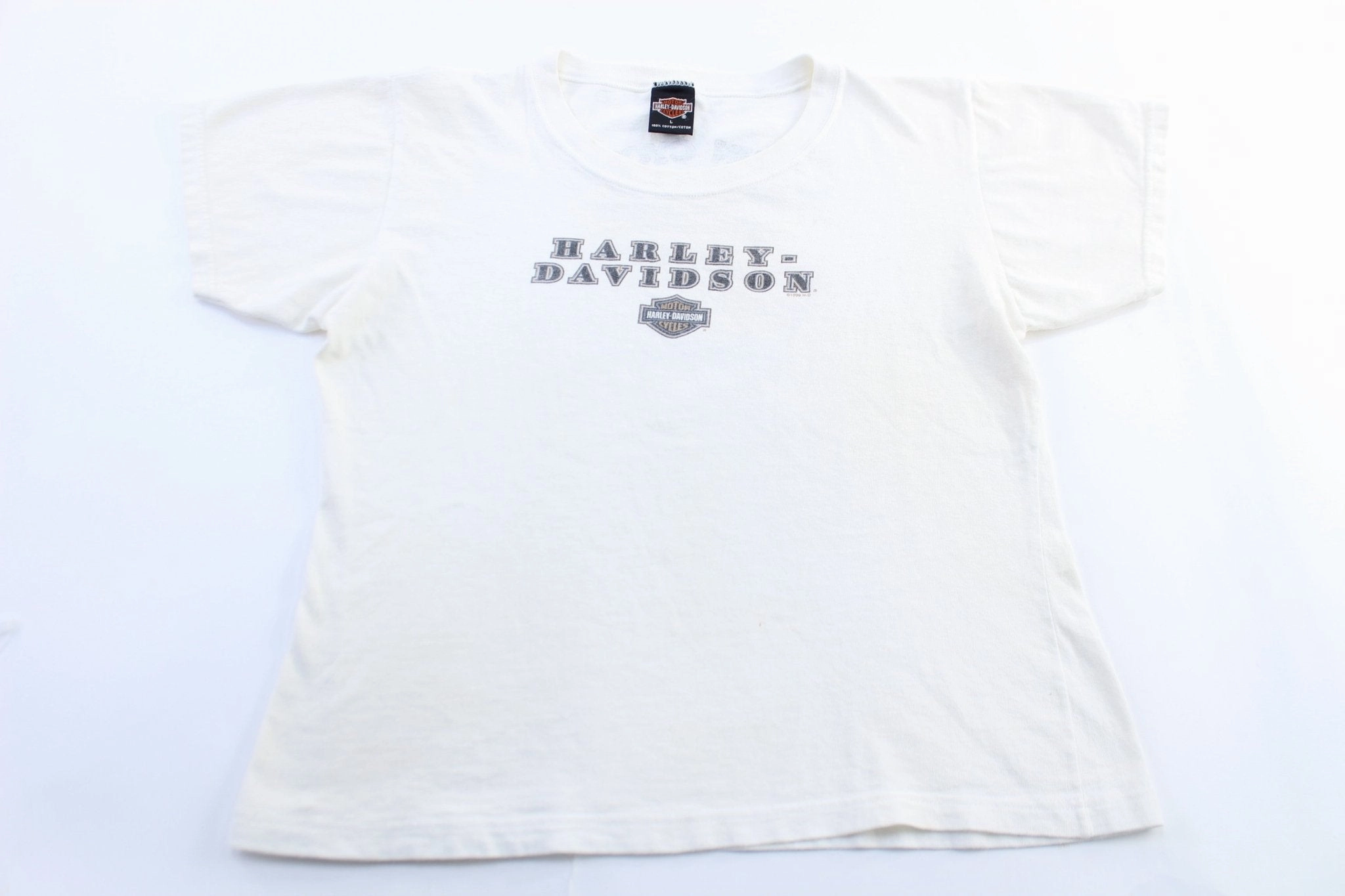 OekoTexCertified Classic Comfort Style Women's 1997 Harley Davidson Motorcycles Lafayette, Louisiana T-Shirt