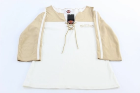 Women's 2004 Harley Davidson Motorcycles O'Fallon, Illinois T-Shirt Layered Look Wear Cozy and Soft