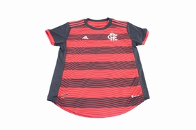 Smart Comfort Women's Adidas Embroidered Logo Flamengo Striped Soccer Jersey