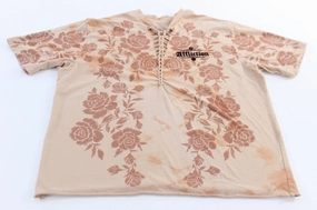 Soft and Stylish Women's Affliction Live Fast Floral Angel Wings T-Shirt