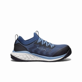 Women's Arvada Shift ESD Work Sneaker (Carbon Toe)  |  Vintage Indigo/Faded Denim Instant Walk Shoes