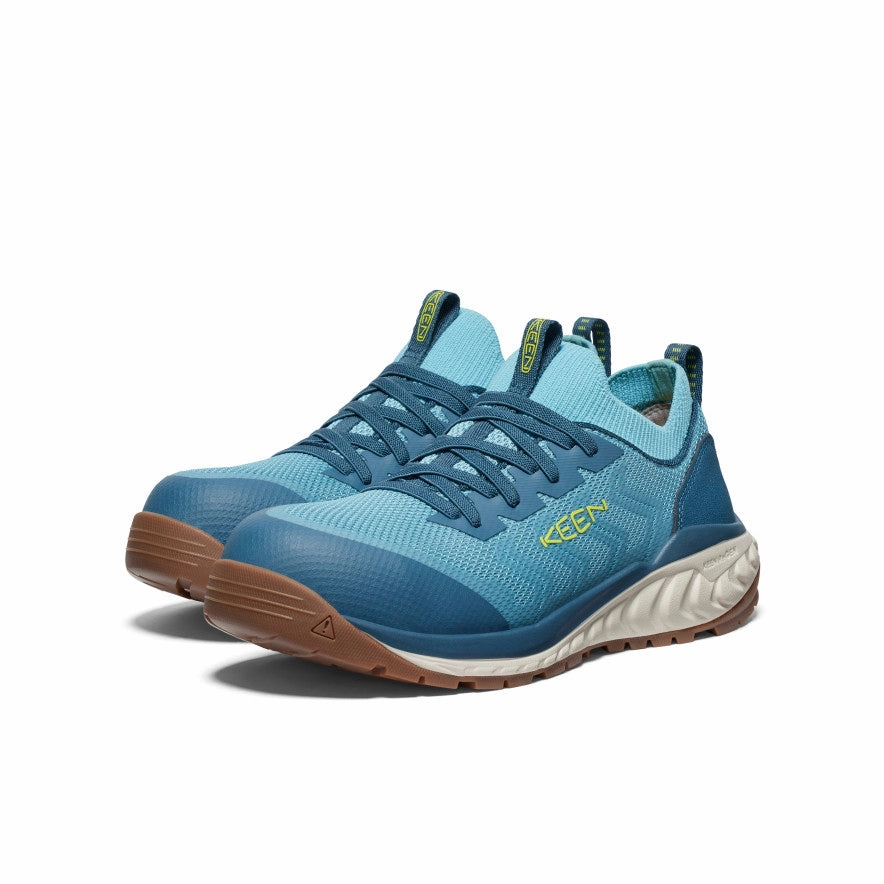 Step In Slip Smooth Lining Women's Arvada Shift Work Sneaker (Carbon Toe)  |  Reef Waters/Legion Blue