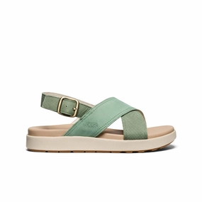 Women's Elle Luxe Cross Strap Sandal  |  Granite Green/Granite Green Modern Pace