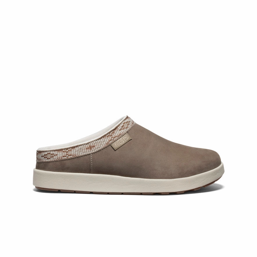 Air Comfort Women's Elle Suede Mule  |  Brindle/Birch
