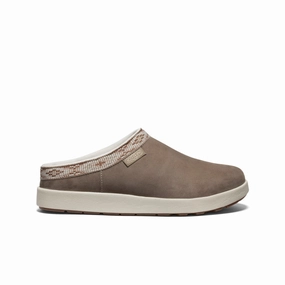 Air Comfort Women's Elle Suede Mule  |  Brindle/Birch