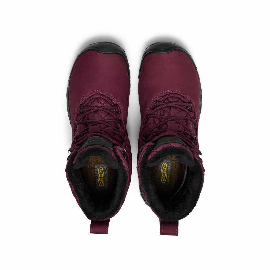 Women's Greta II Waterproof Boot  |  Fig/Black Puncture Resistant Sole Thermal Insulation Layer