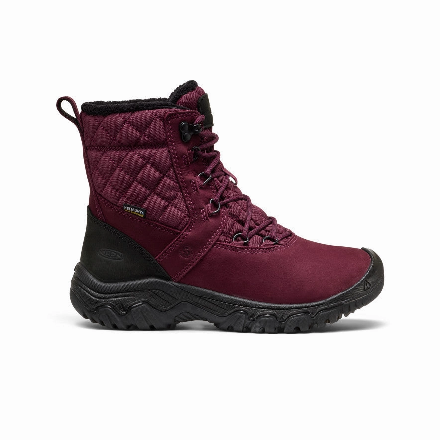 Women's Greta II Waterproof Boot  |  Fig/Black Ventilated Midsole Eco Friendly Material