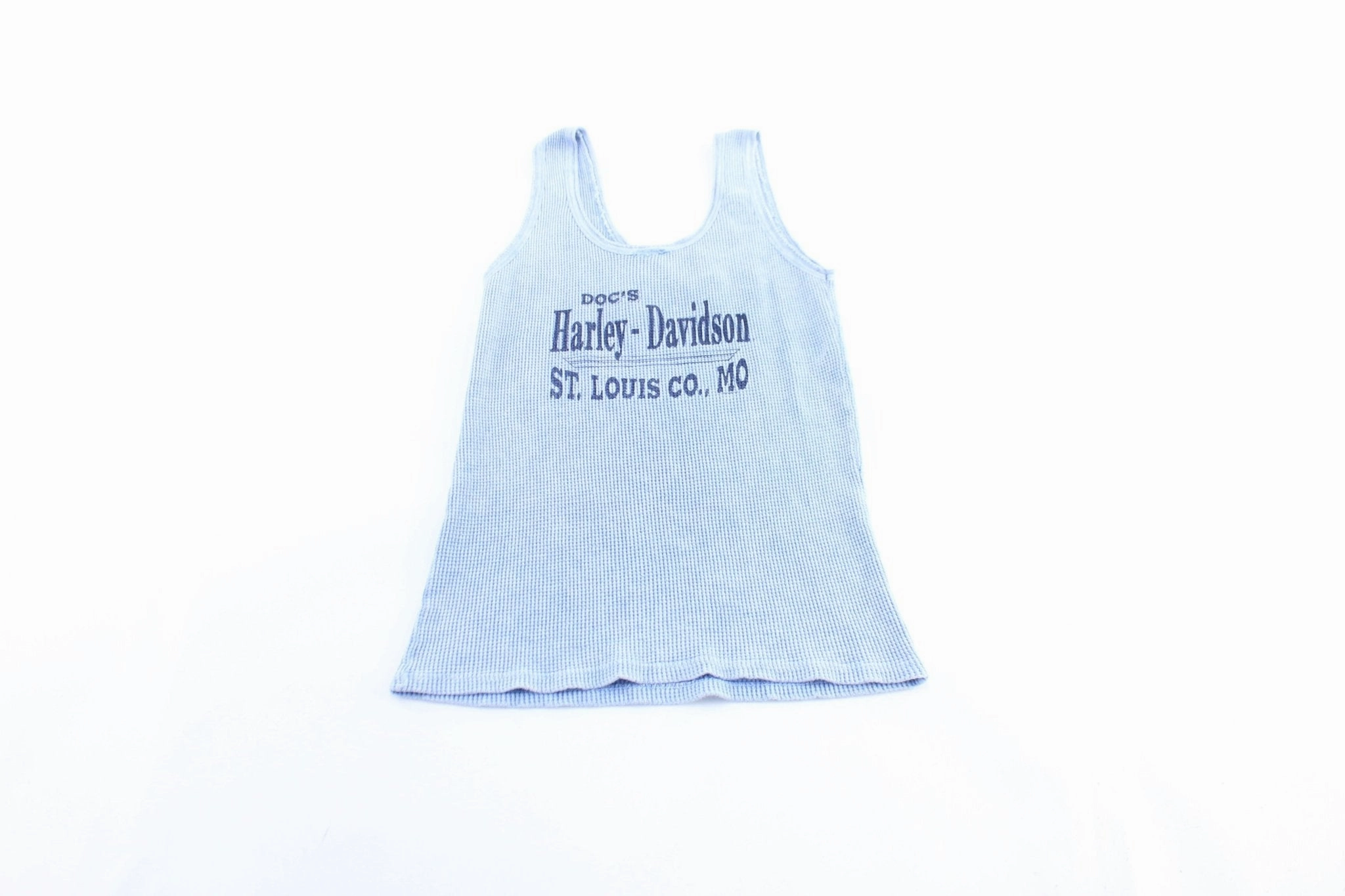 Women's Harley Davidson Motorcycles Embroidered St. Louis , Missouri Tank Top Non Restrictive Cuffing