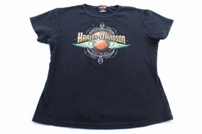 Reinforced Collar Adaptable Women's Harley Davidson Motorcycles Houston, Texas T-Shirt