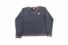 Quality Fabric Relaxed Fit Women's Harley Davidson Motorcycles Longview, Texas LS T-Shirt