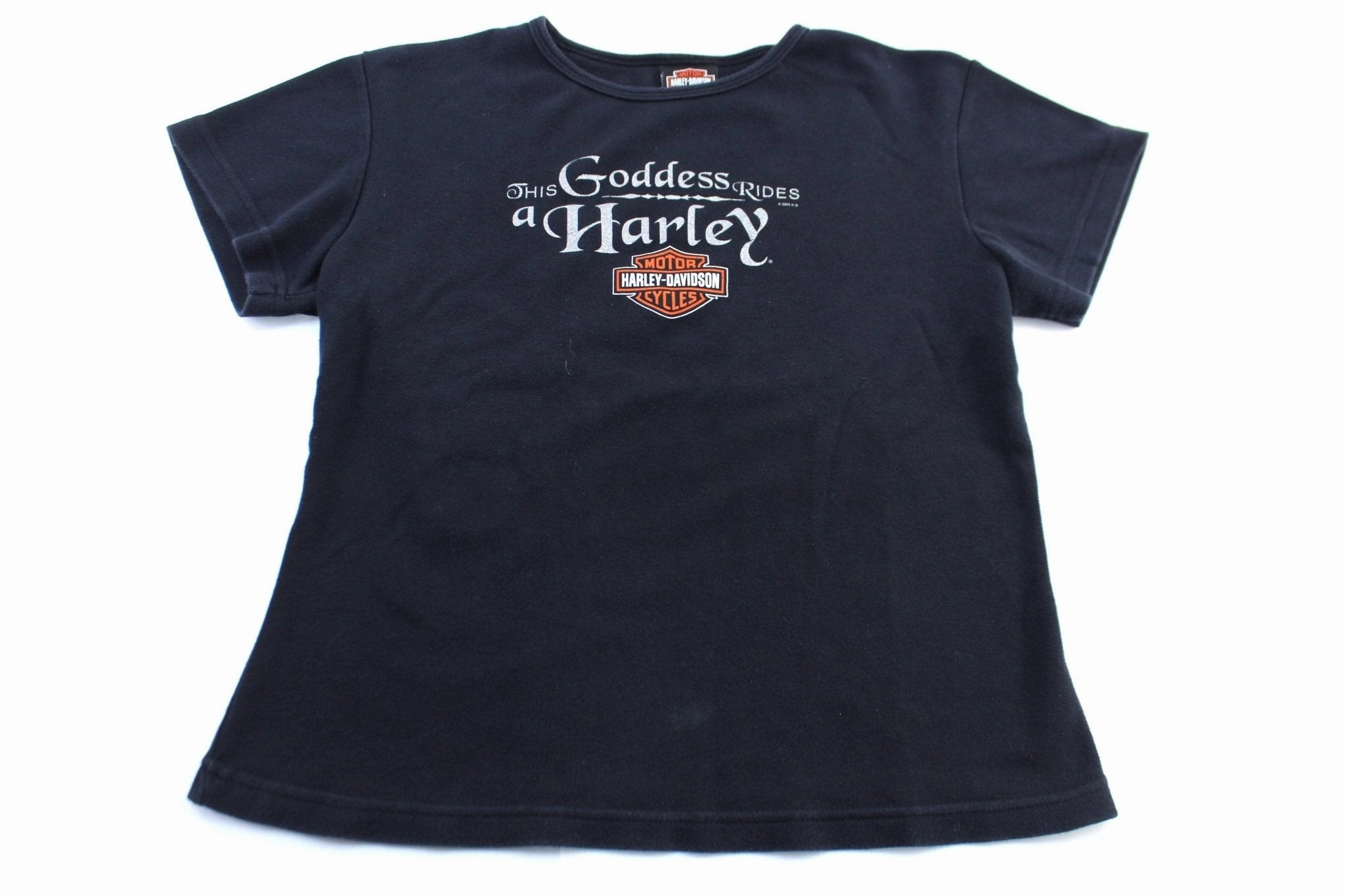 Women's Harley Davidson Motorcycles New Berlin, Wisconsin T-Shirt Playful Design