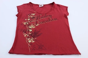 SoftenedTexturedWeave Everyday Comfort Style Women's Harley Davidson Motorcycles Texas Shirt