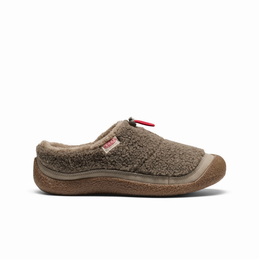 Quick Travel Comfort Women's Howser III Slide  |  Brindle/Brindle Sherpa Fleece