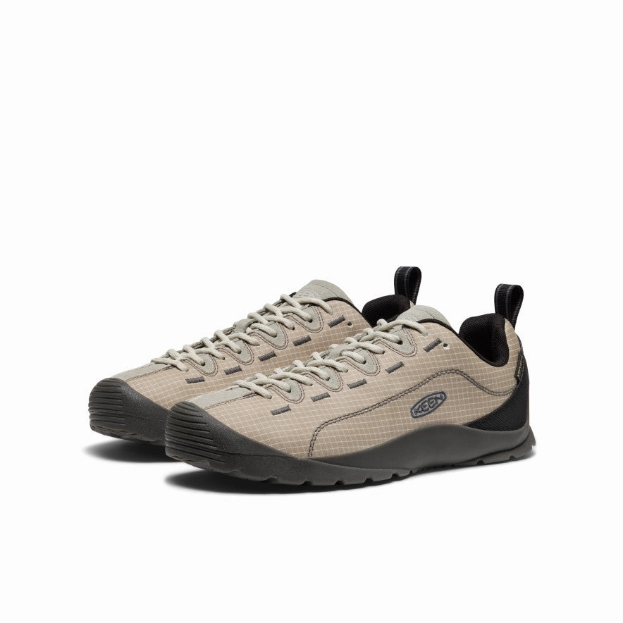 Stain Resistant Surface Women's Jasper Nylon Waterproof Sneaker  |  Abbey Stone/Black