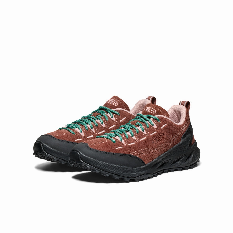 Adjustable Fit System Stretch Laces Women's Jasper Zionic Sneaker x Pilgrim Surf   Supply  |  Marron/Adobe Rose