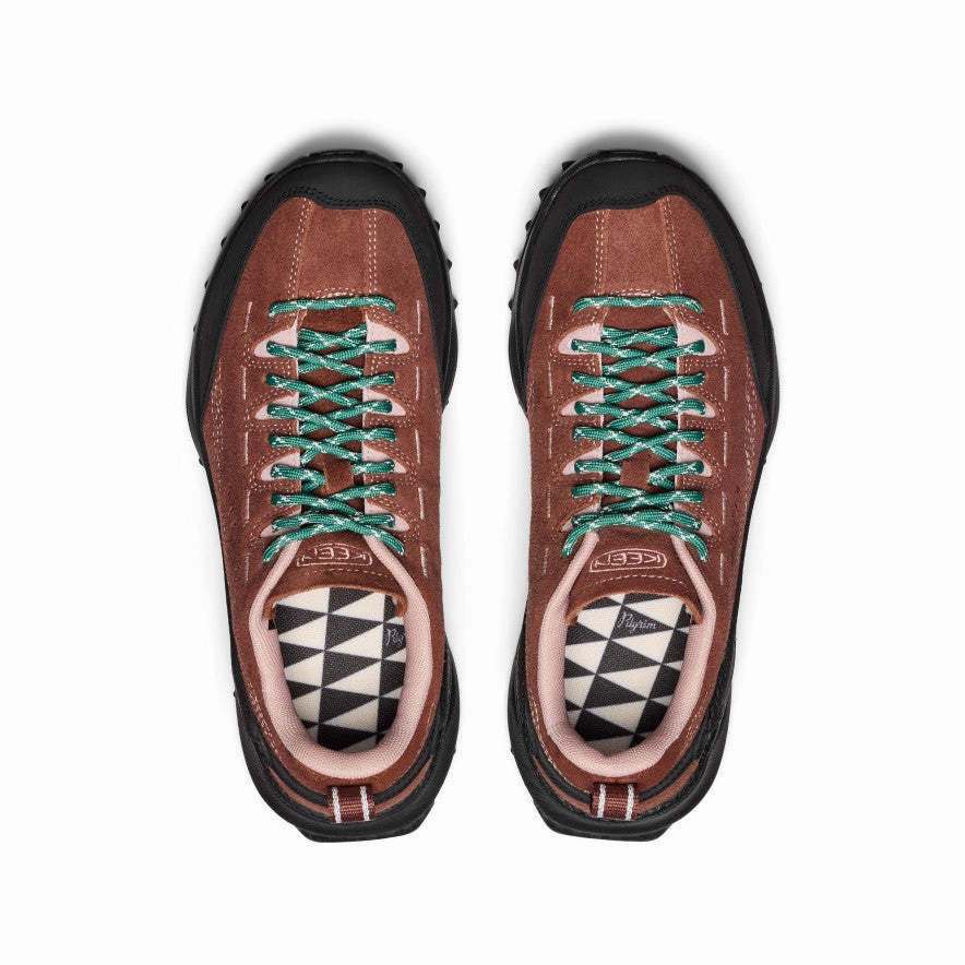 Light Sole Women's Jasper Zionic Sneaker x Pilgrim Surf   Supply  |  Marron/Adobe Rose