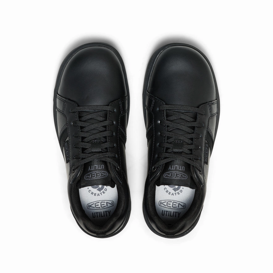 Women's Kenton WTX Work Shoe (Soft Toe)  |  Black/Black Leather Cool Minimal Touch