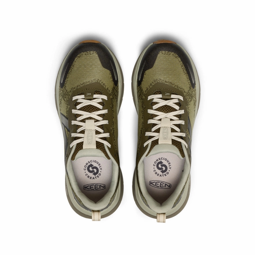 Women's Leiki Speed Hiking Shoe  |  Dark Olive/Birch Ankle Support