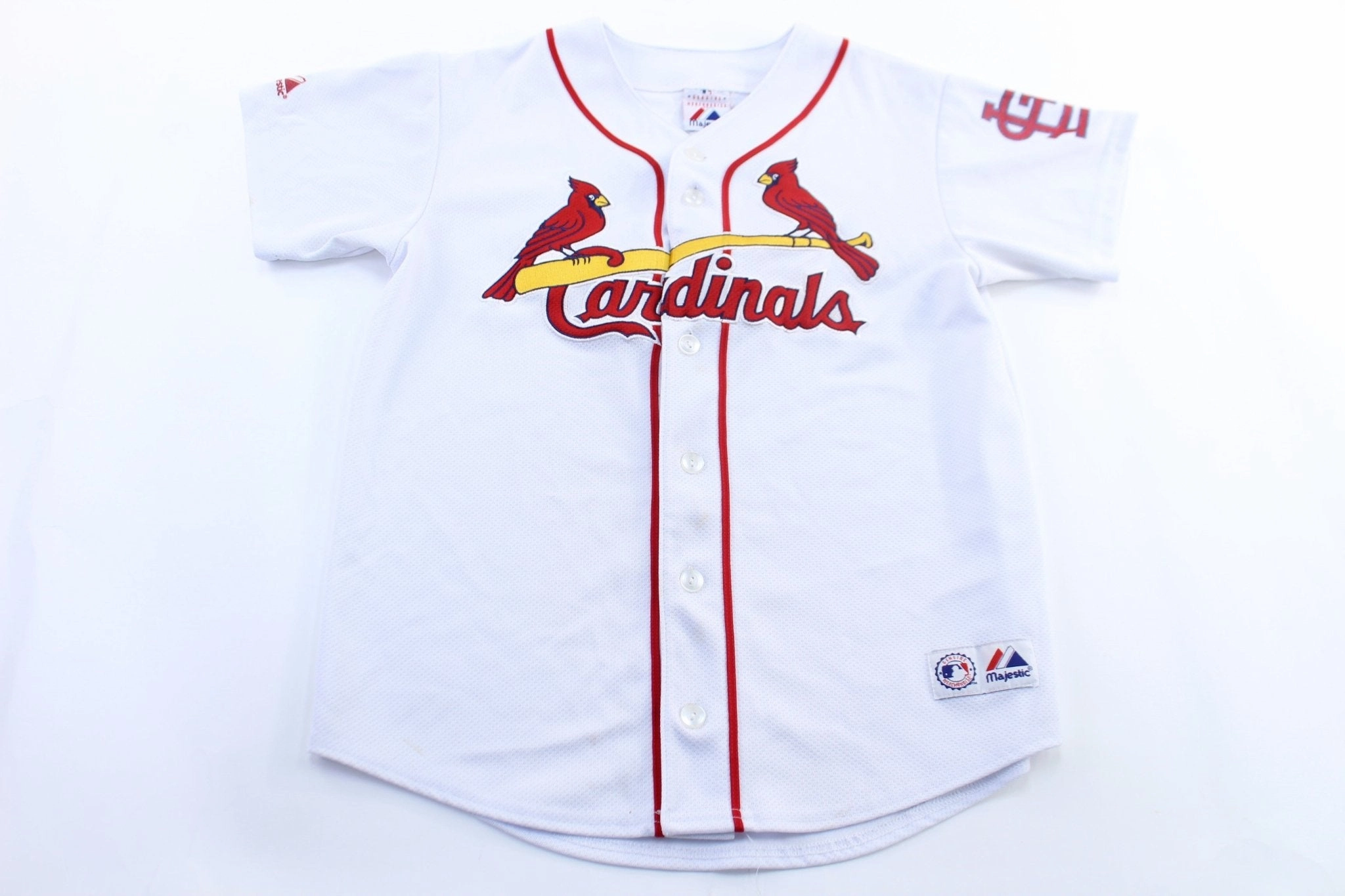 Women's Majestic Embroidered St. Louis Cardinals Baseball Jersey Ultraviolet Protection Fabric Rugged Wear