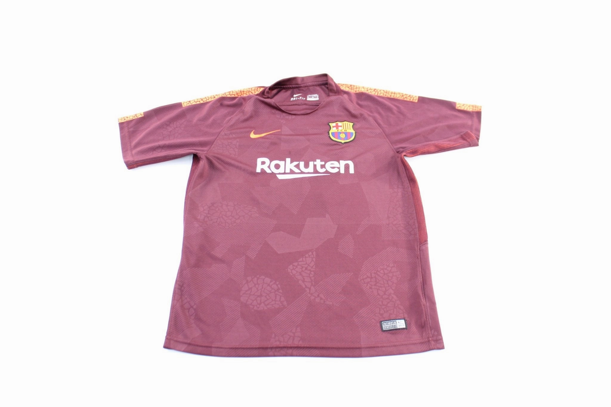 Women's Nike Embroidered Logo FC Barcelona #14 Deyla Soccer Jersey All Purpose Knit