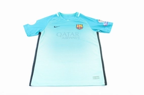 Flexible Shoulder Design Women's Nike Embroidered Logo FC Barcelona Soccer Jersey
