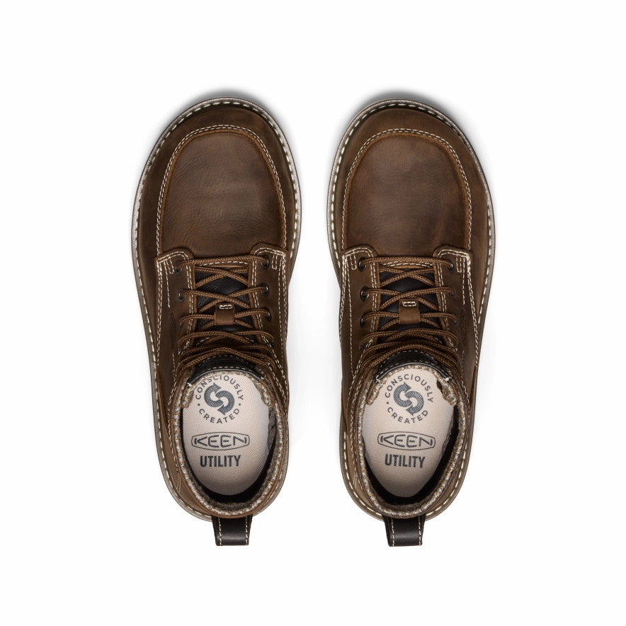 Thermal regulation Women's San Jose 6" Waterproof Boot (Aluminum Toe)  |  Cascade Brown/Gum