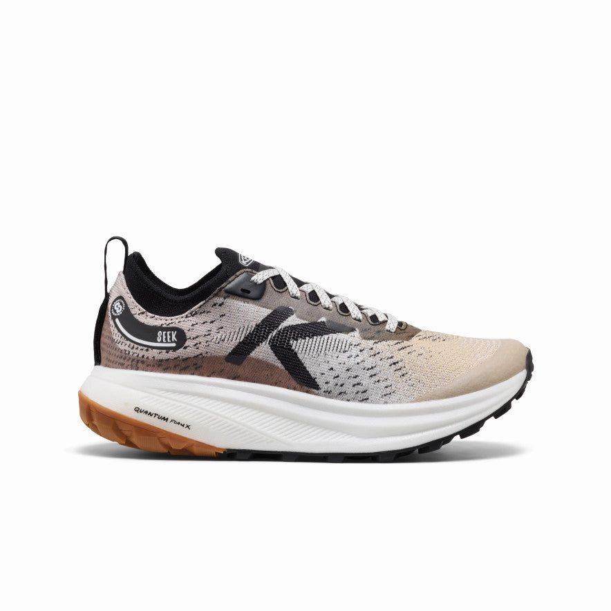 Comfortable Padding Reflective details Women's Seek Trail Running Shoe  |  Safari/Black