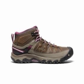 Comfortable Design Performance Women's Targhee III Waterproof Mid  |  Weiss/Boysenberry