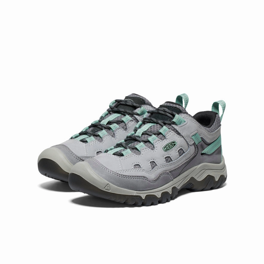molded Women's Targhee IV Vented Hiking Shoe  |  Alloy/Granite Green