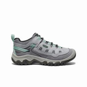Heel Support Women's Targhee IV Vented Hiking Shoe  |  Alloy/Granite Green