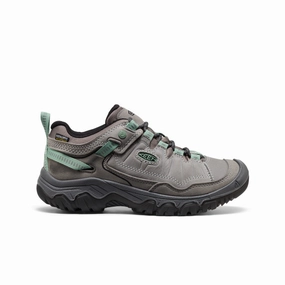 Women's Targhee IV Waterproof Hiking Shoe  |  Alloy/Granite Green Comfortable Fit Socks