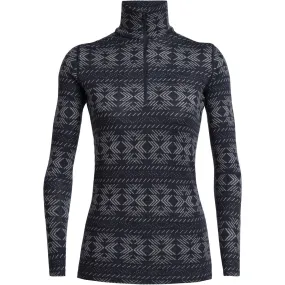 Women's 250 Vertex Ls Half Zip Crystalline Anti Fade Colorfast