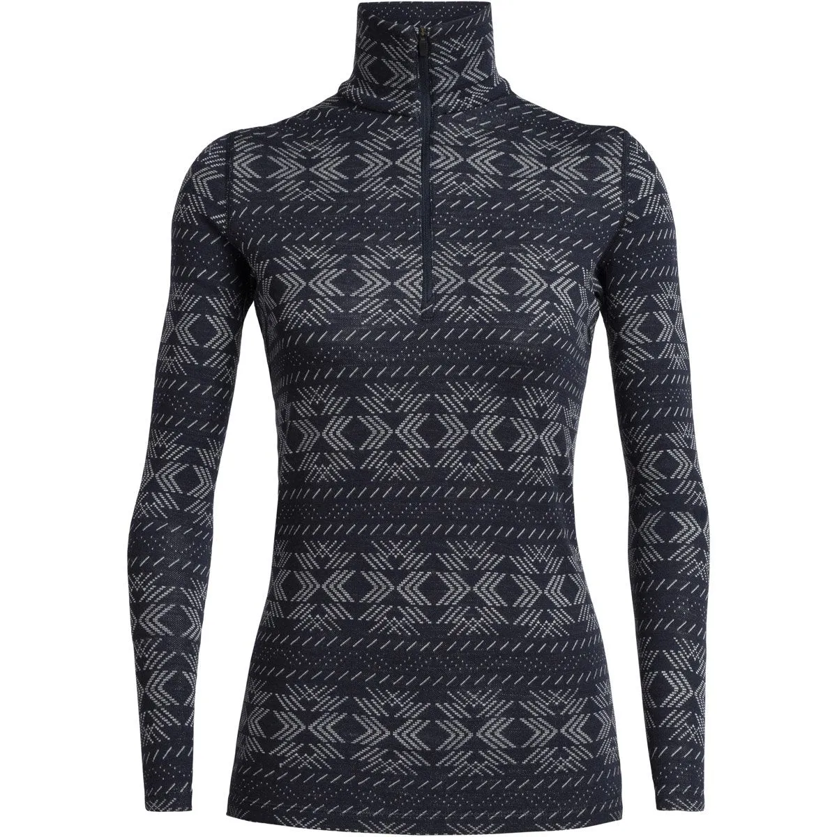 Women's 250 Vertex Ls Half Zip Crystalline Anti Fade Colorfast