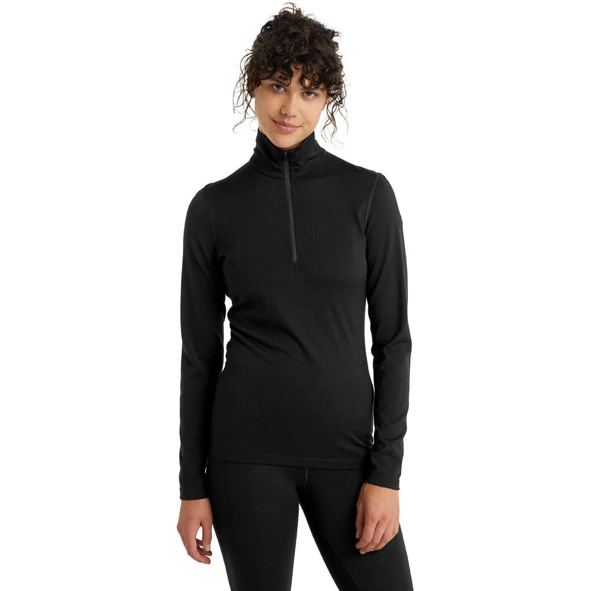 Friction Reducing Design Women's Merino 200 Oasis Long Sleeve Half Zip Thermal Top